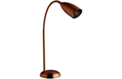 Habitat Rica Metal Bedside Lamp Copper